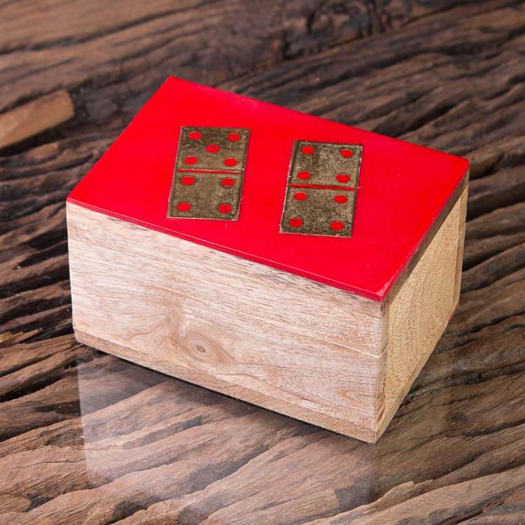 Настольная игра Домино в красной шкатулке Box With Red Dominos