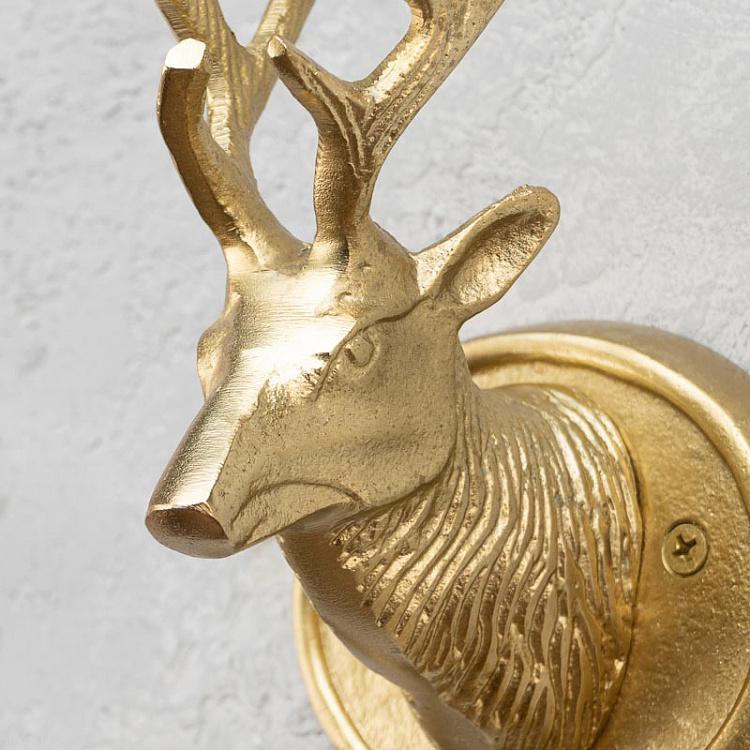 Двухрожковый крючок Олень золотой Double Hook Deer Gold