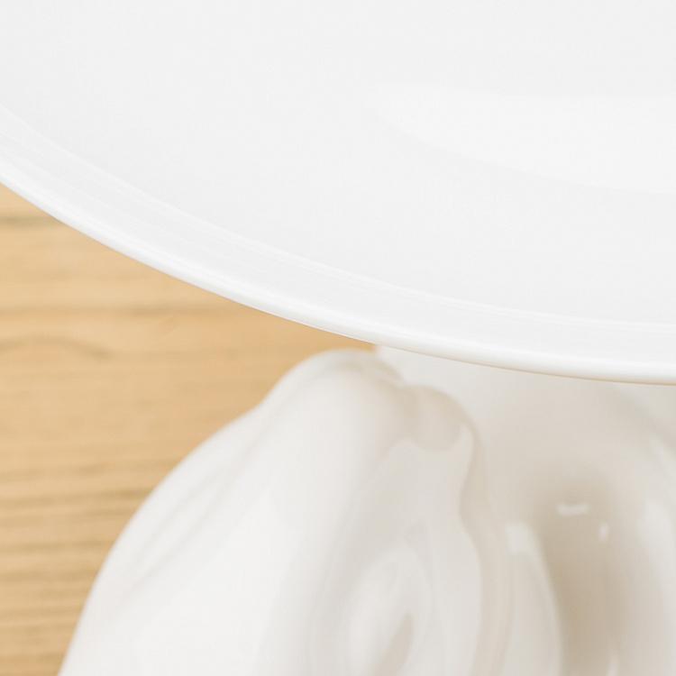 Сервировочная подставка-тортовница Кролик, L Decorative Plate Rabbit Large