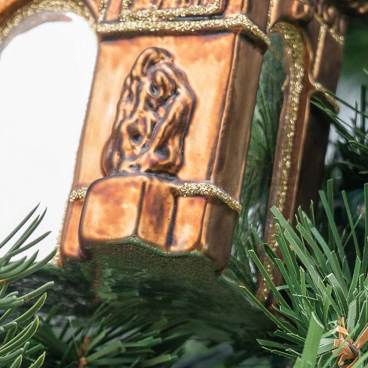 Ёлочная игрушка Триумфальная арка Glass Arch Of Triumph Brown 10 cm