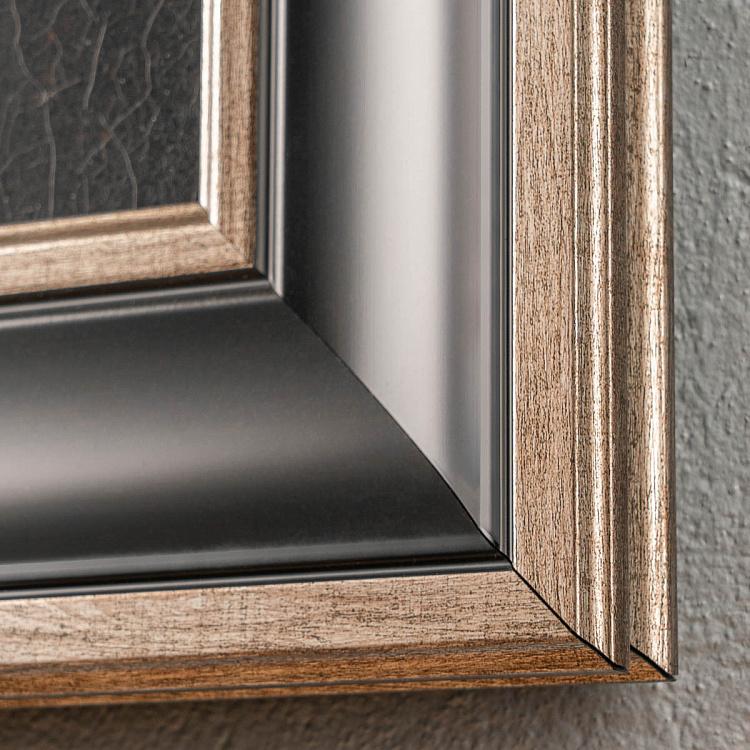 Картина-олеография в чёрной с золотом раме Монарх Долины Monarch Of The Glen, EM10 Frame