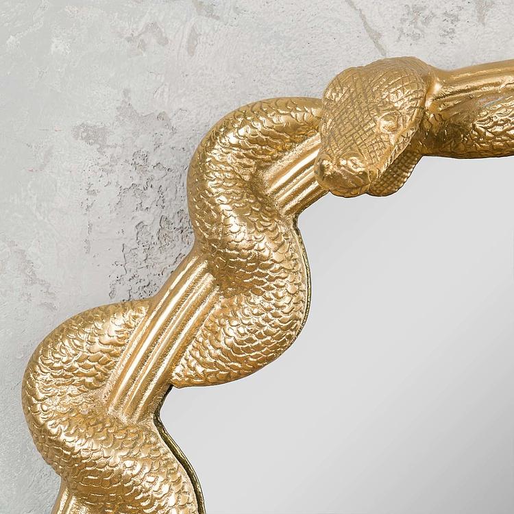 Настенное зеркало Каа Kaa Mirror Gold