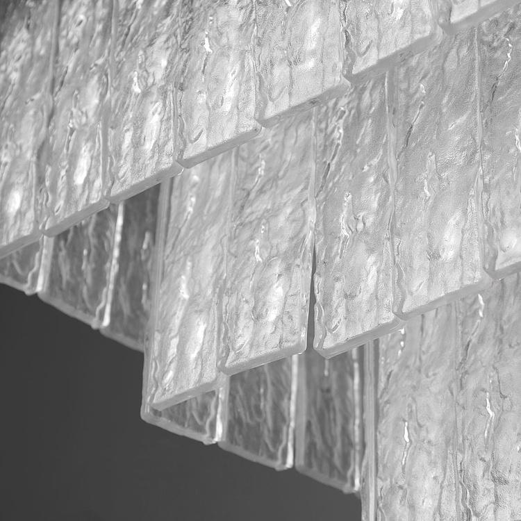 Квадратная люстра Барк с пятью кольцами Bark Square Pendant 5 Rings