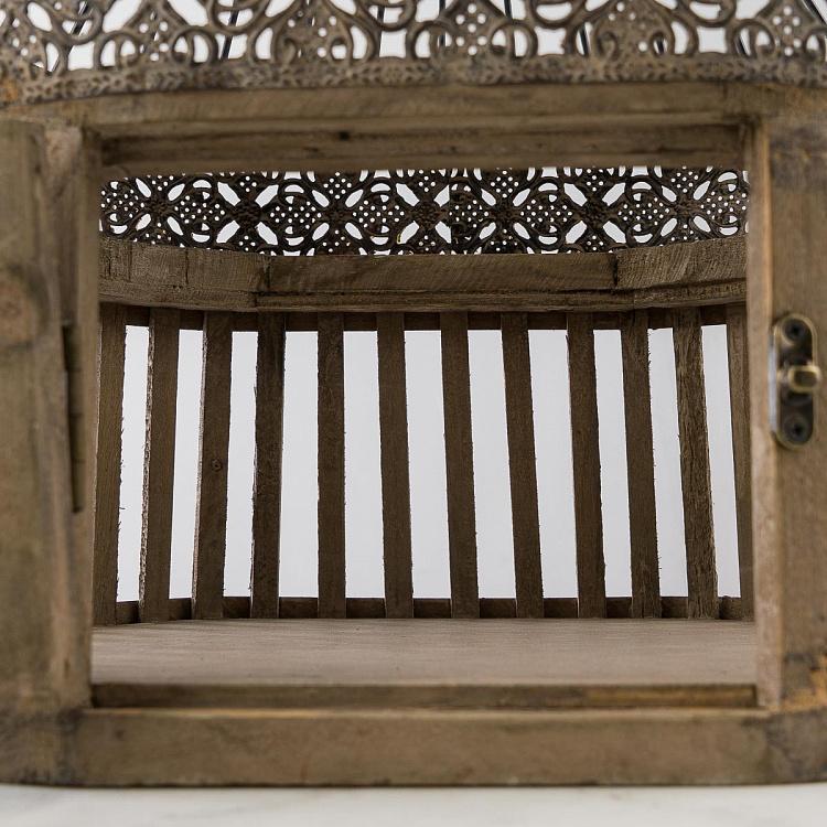 Клетка для птицы из дерева и металла Валанс Valence Wood And Iron Cage