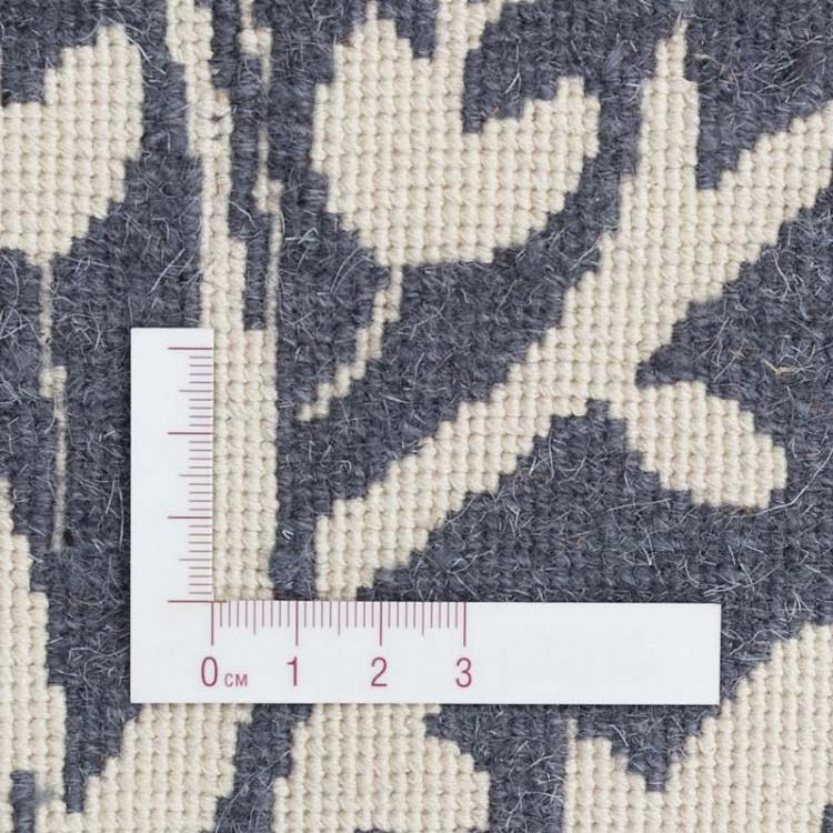 Прикроватный ковёр с коротким ворсом Серо-голубая Флоренция Florence Charcoal