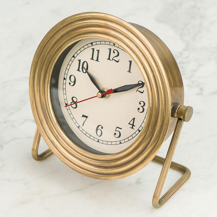 Круглые настольные часы на подставке Round Table Clock