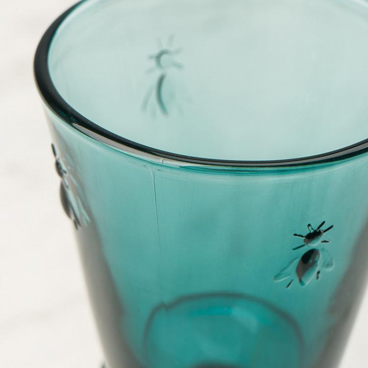 Серо-голубой бокал для вина Пчёлы Abeille Bleu Nuit Wine Glass