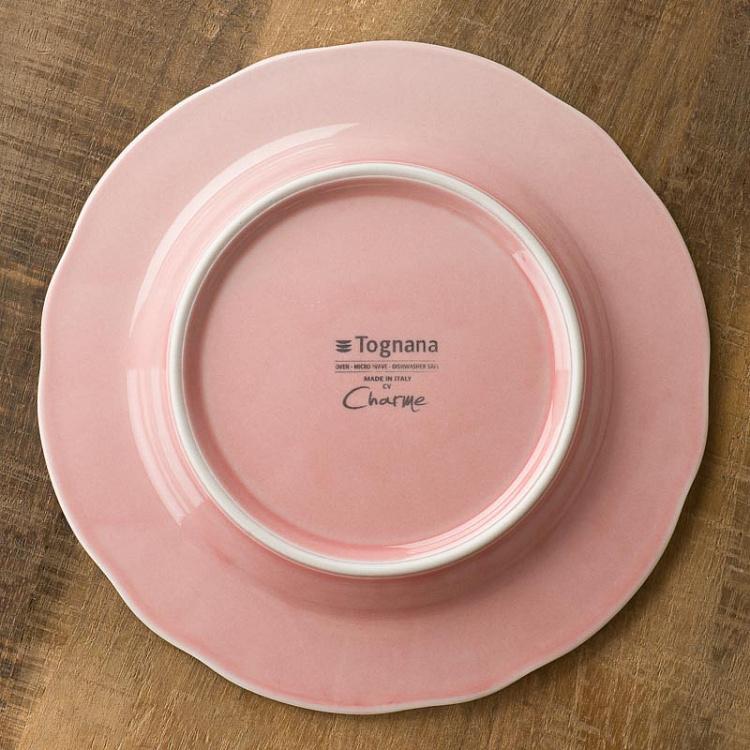 Пудрово-розовая десертная тарелка Старая Вена Vecchio Vienna Dessert Plate Powder Pink