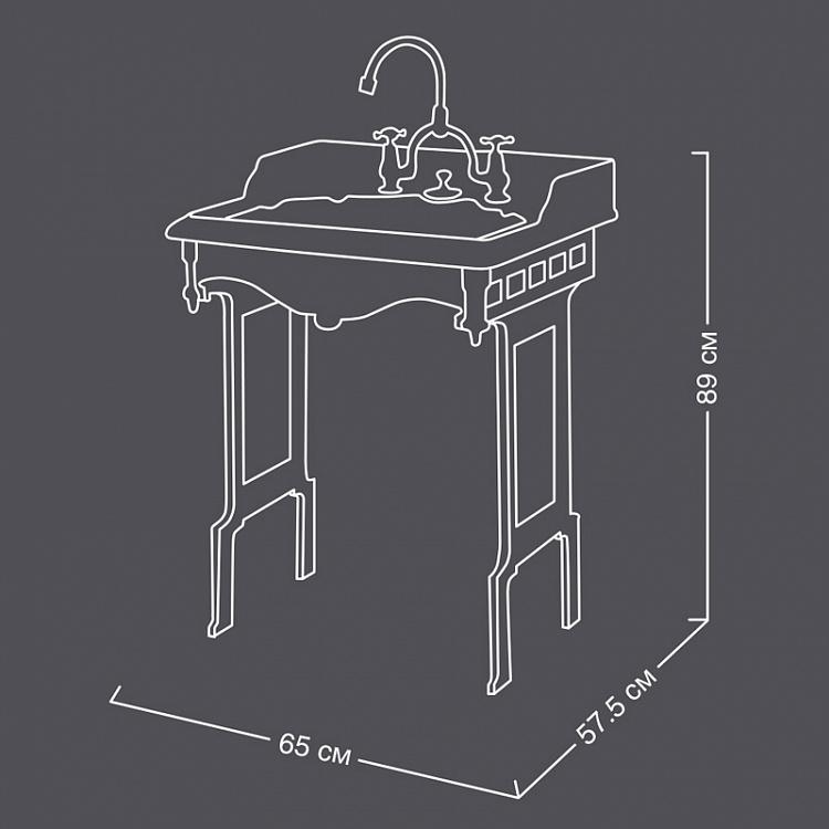 Классическая раковина с подстольем из полированного алюминия Classic Wash Basin And Pedestal Polished Metal