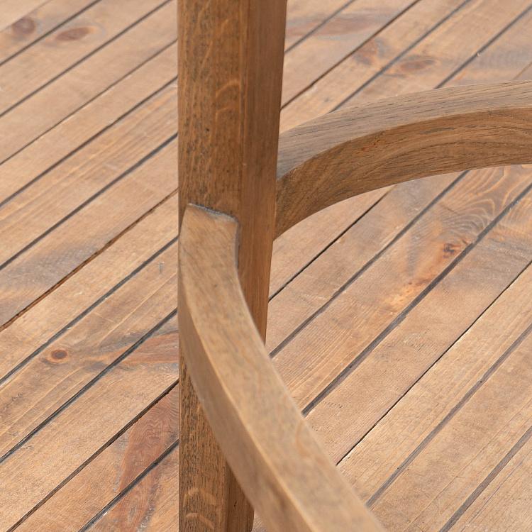 Низкий барный стул Анджелес Angeles Barstool Low, Weathered Oak