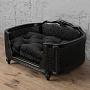 Диван для питомца Arthur Sofa Medium, Black Velvet