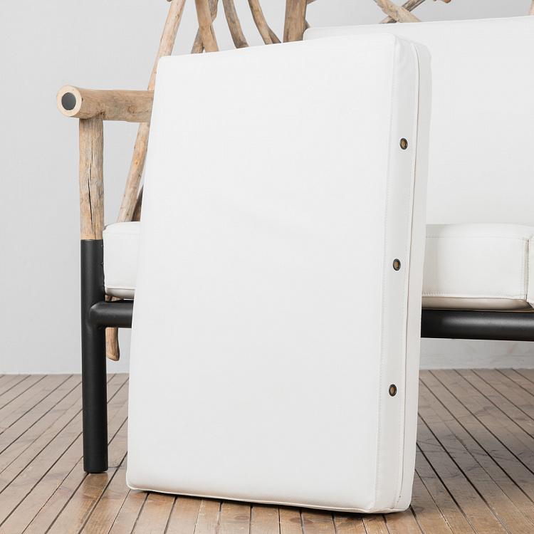 Двухместный диван Аутлайн c подушками F243G Outline Driftwood 2 Seater Wing Chair With Cushions