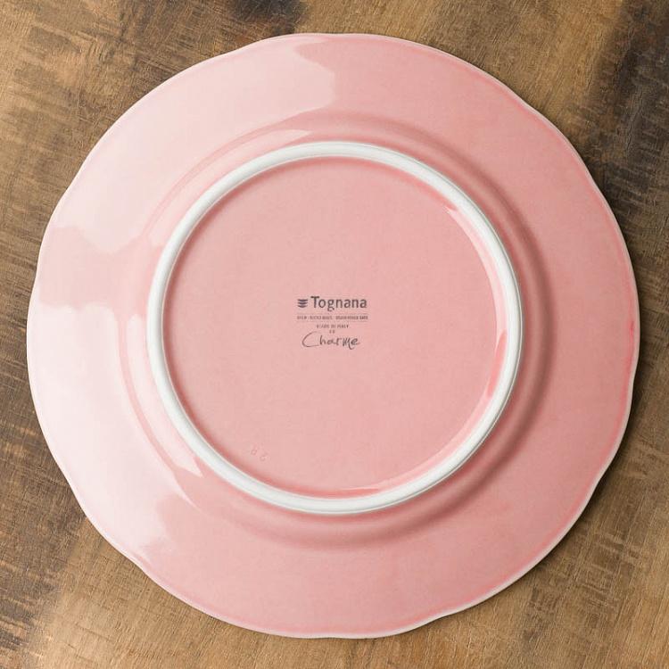 Пудрово-розовая обеденная тарелка Старая Вена, S Vecchio Vienna Dinner Plate Small Powder Pink