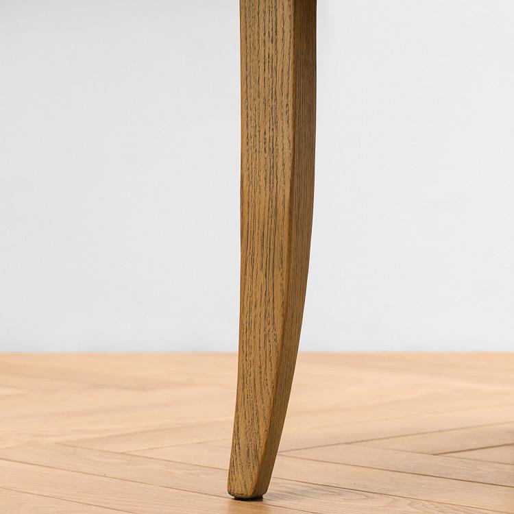 Стул Мами с заклёпками, светлые ножки Mami Dining Chair With Studs, Oak Brown