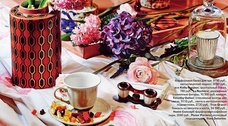 Наши модели засветились в разделе «Home» журнала Tatler