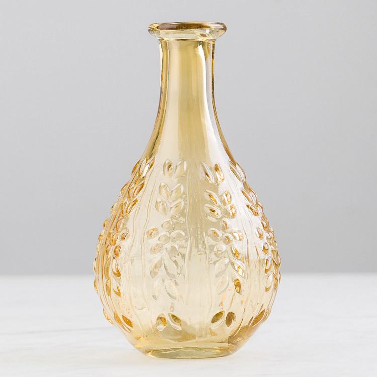 Янтарная мини-ваза Вьюнок Liseron Vase Amber Small