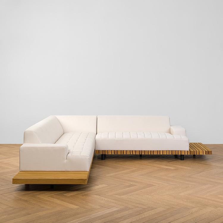 Садовый угловой диван Икона Icon Group, Golden Teak