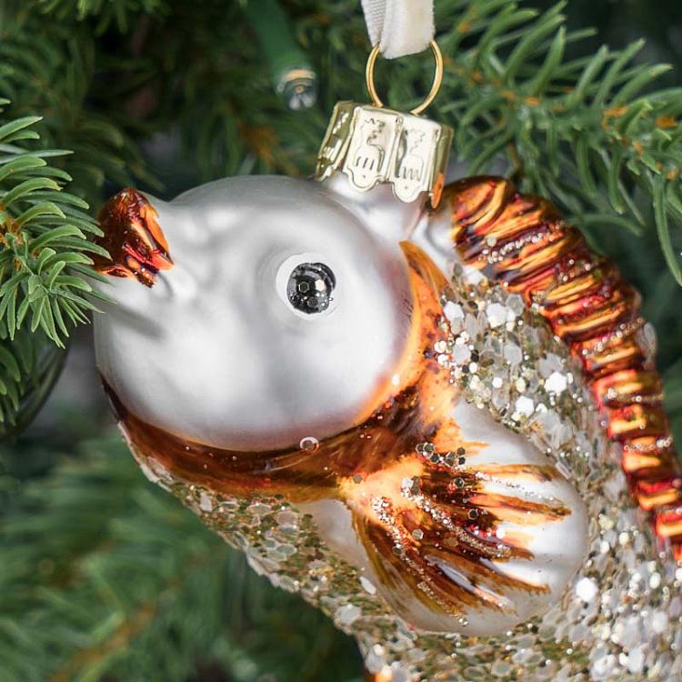 Ёлочная игрушка Золотая рыбка Glass Fish 11 cm