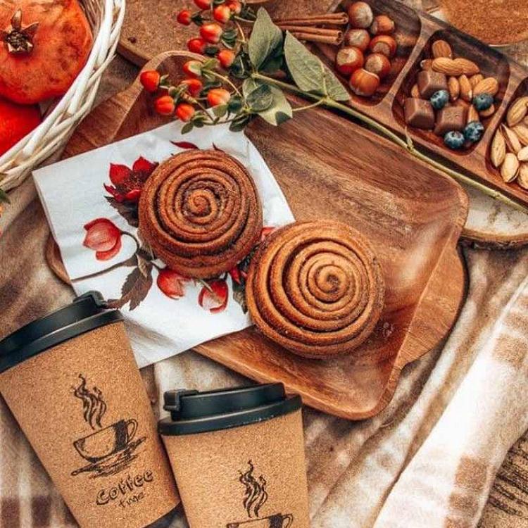 Деревянное сервировочное блюдо с ручками Органик Organic Serving Dish With Handles