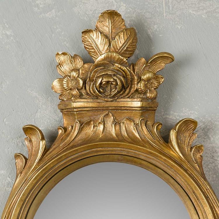 Выпуклое зеркало в золотой раме XVIII век 18Th Century Convex Mirror Gold