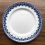 Винтажная тарелка Vintage Plate Blue White Medium 4