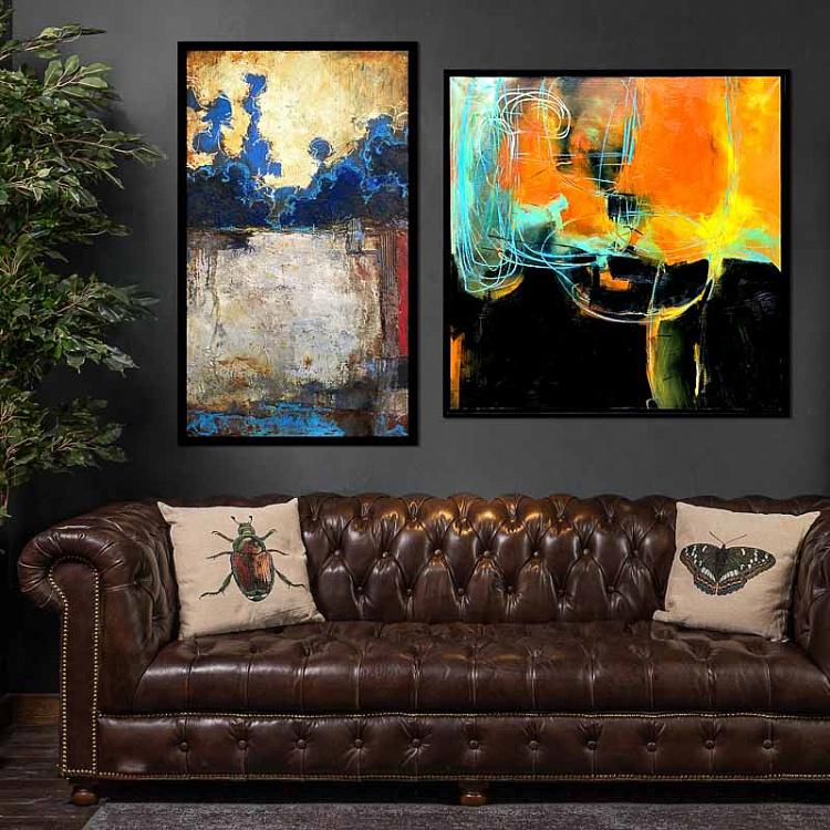 Абстрактная картина маслом Наслаждение одиночеством Enjoying Solitude Painting