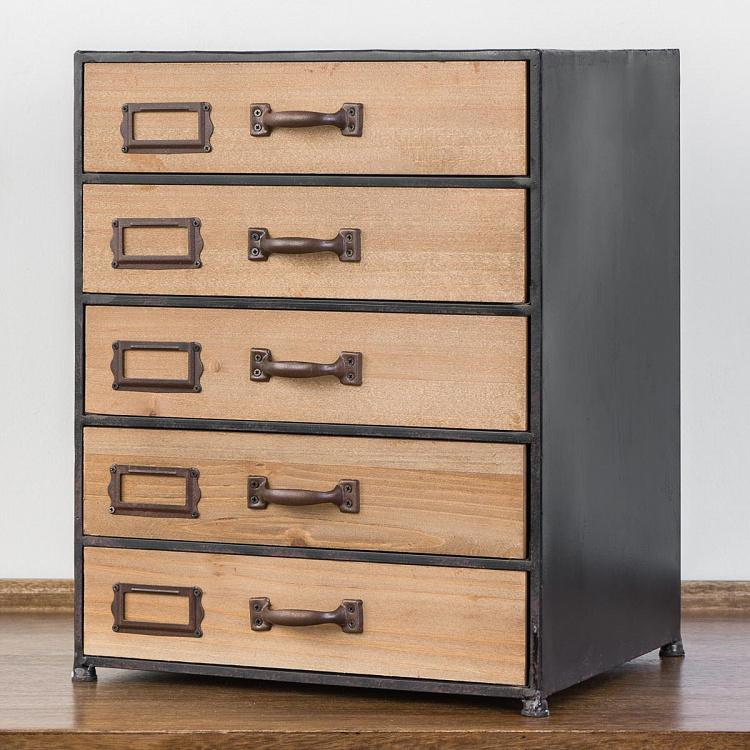 Органайзер для документов с пятью ящиками Small Document Shelf With 5 Drawers