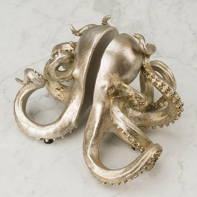 Набор из двух держателей для книг Золотые осьминоги Bookend Golden Octopuses