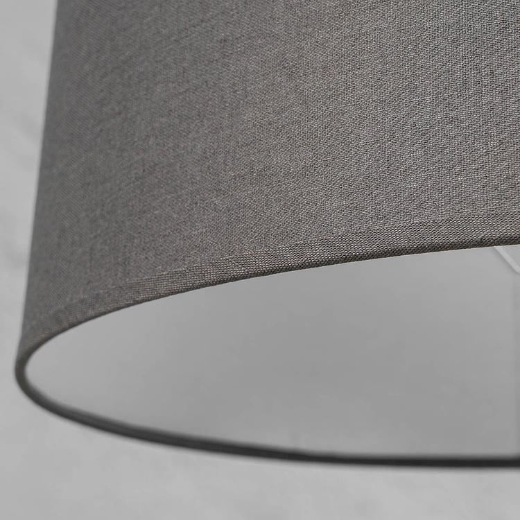 Абажур из льна серого цвета, 45 см Lamp Shade Grey Linen 45 cm