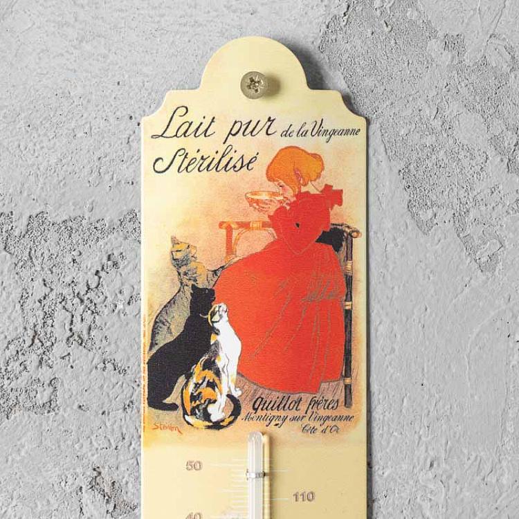 Настенный термометр Ле Пюр Lait Pur Metal Thermometer