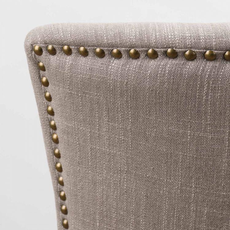 Стул Мами с заклёпками, песочные ножки Mami Dining Chair With Studs, Oak Sandwashed