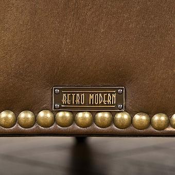 Трёхместный диван Regent 3 Seater RM натуральная кожа Antique Master