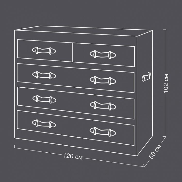 Комод-сундук Стоунихерст, L Stonyhurst Chest Large