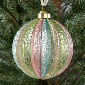 Strip Aged Ball In Pastel Colors 10 cm