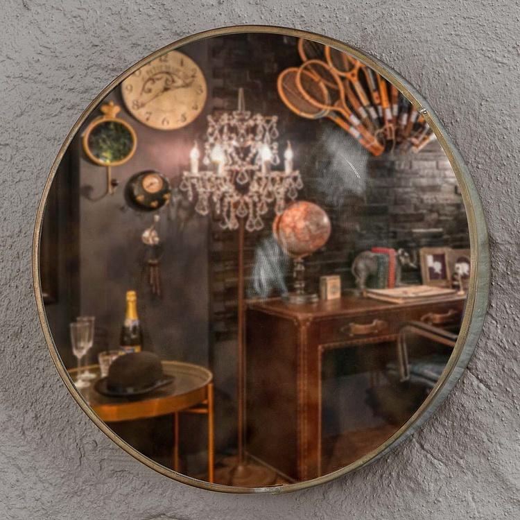 Железное круглое зеркало дисконт Iron Round Mirror discount