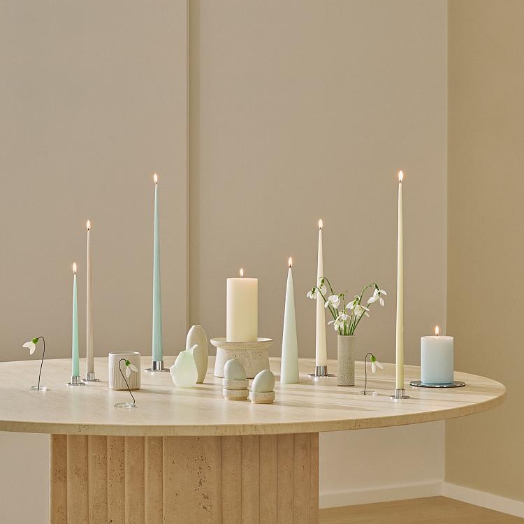 Парафиновая свеча конусная матовая Taper Candle Matt