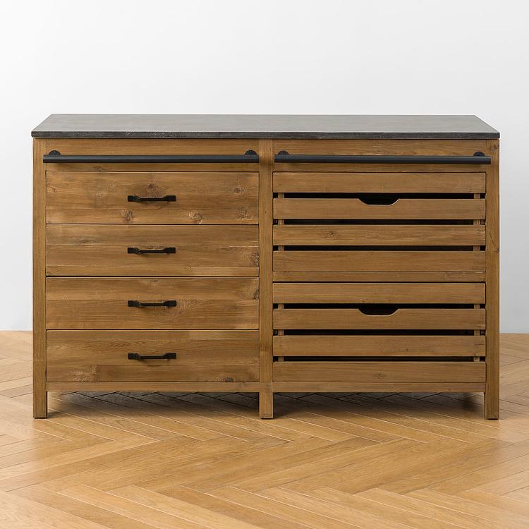 Кухонный гарнитур с 2 раковинами Карелия Karelia Kitchen Unit DB