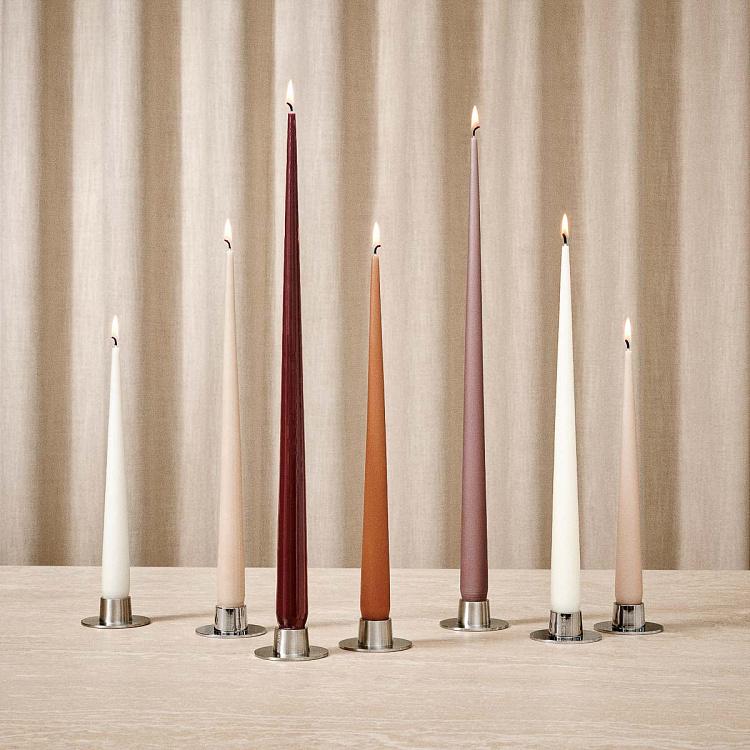 Парафиновая свеча конусная матовая Taper Candle Matt