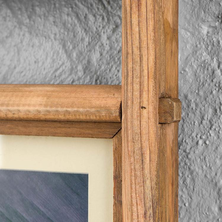 Вертикальная рамка для трёх фото  Vertical Wooden Photo Frame
