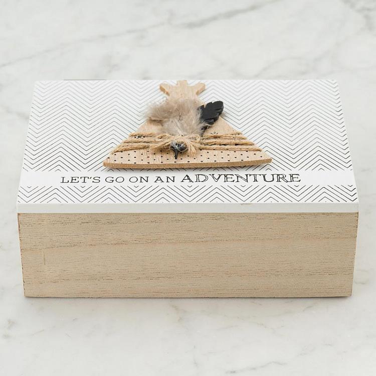 Набор из двух деревянных шкатулок Моё прекрасное приключение Set Of 2 Wooden Boxes My Beautiful Adventure