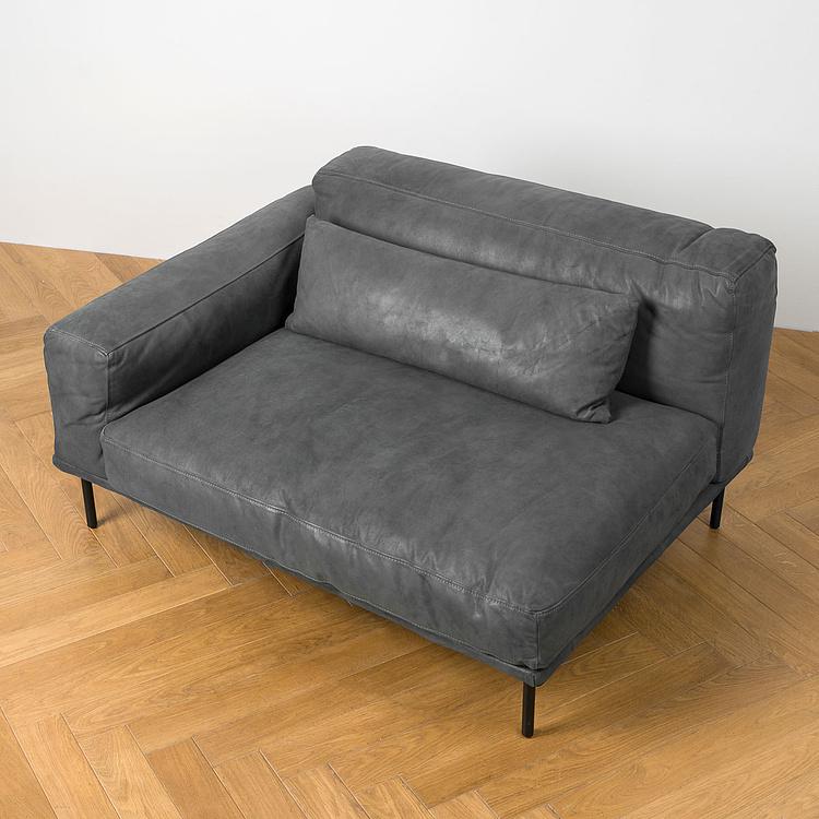 Угловой модульный кожаный диван Студио Studio Group Leather