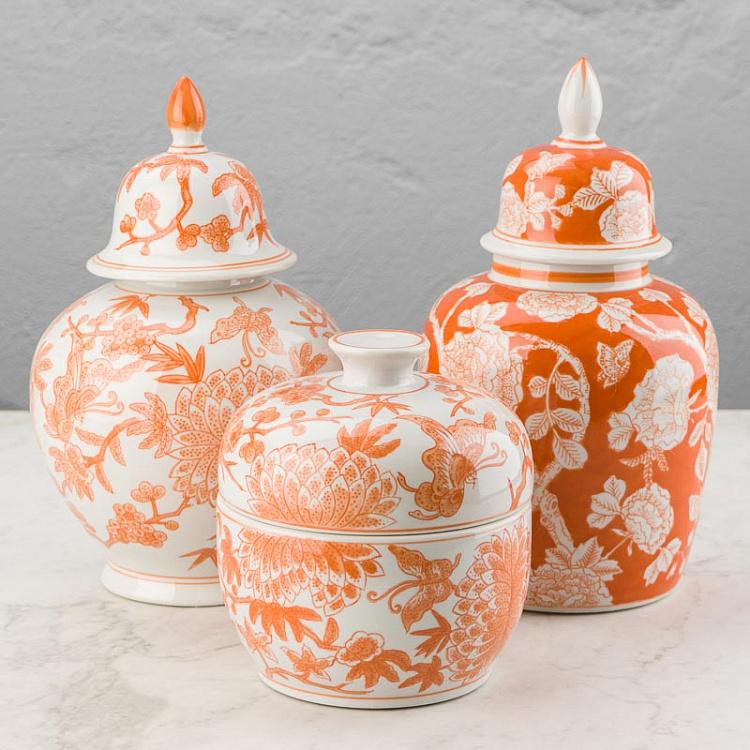 Ваза с крышкой Цветущий сад Jardin Lidded Vase