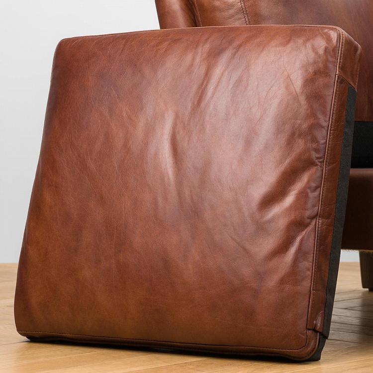 Кресло Линкольн, коричневые ножки Lincoln 1 Seater, Rustic Brown Ash PF