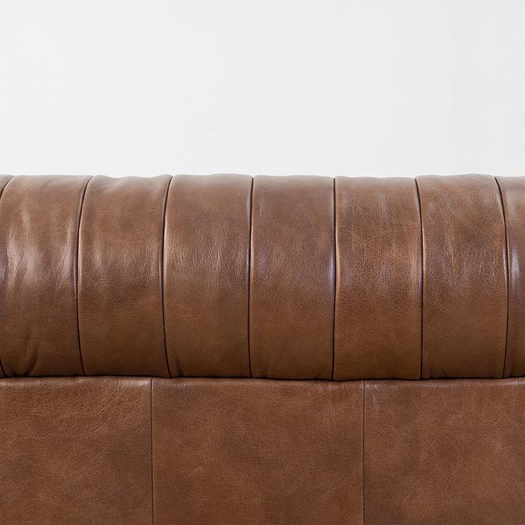 Трёхместный диван Вена Vienna 3 Seater, Black Matt Metal RM