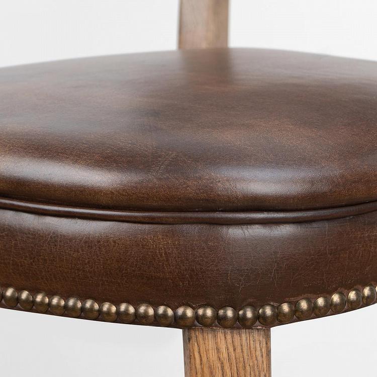Низкий барный стул Анджелес Angeles Barstool Low, Weathered Oak