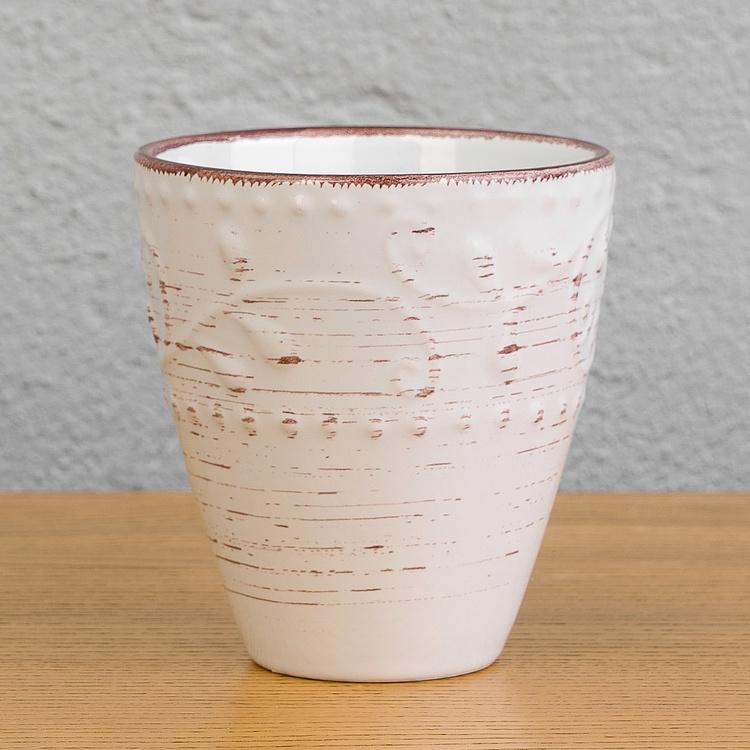 Кружка в деревенском стиле кремовая Rustic Fare Mug Cream