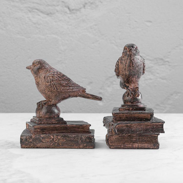 Набор из двух держателей для книг Птицы Bookend Birds
