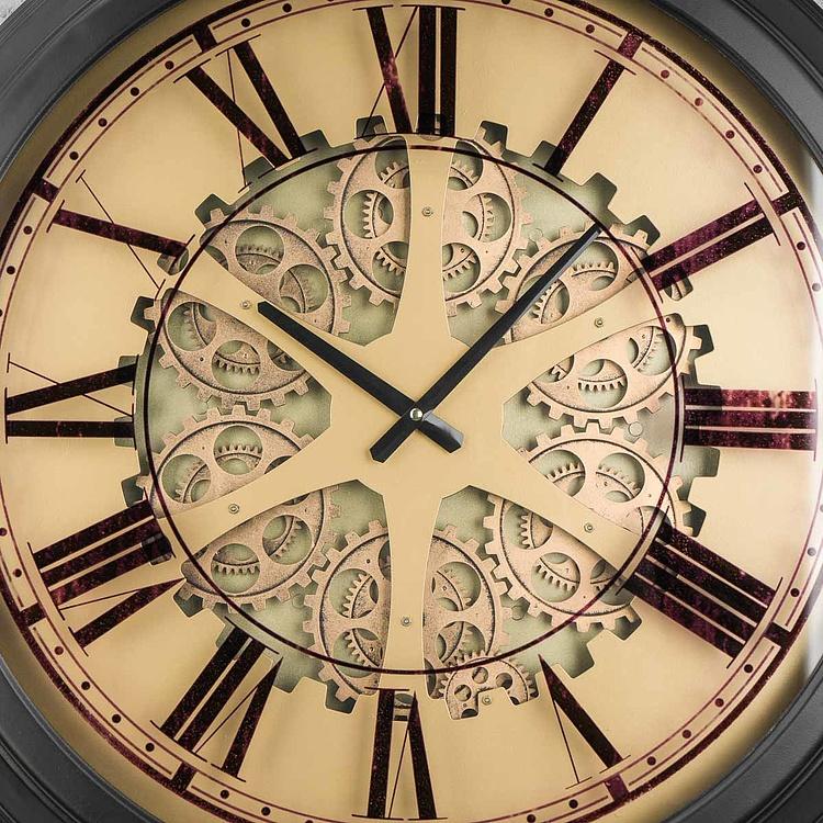 Настеные часы с шестерёнками Классика Classic Wall Clock With Gears