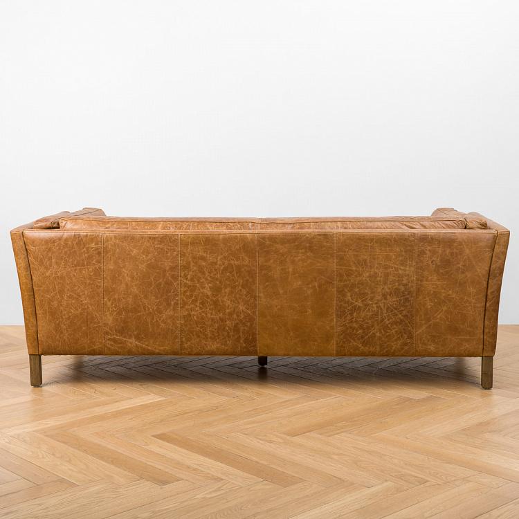 Трёхместный диван Томми, светлые ножки Tommy 3 Seater, Light Brown Wood D