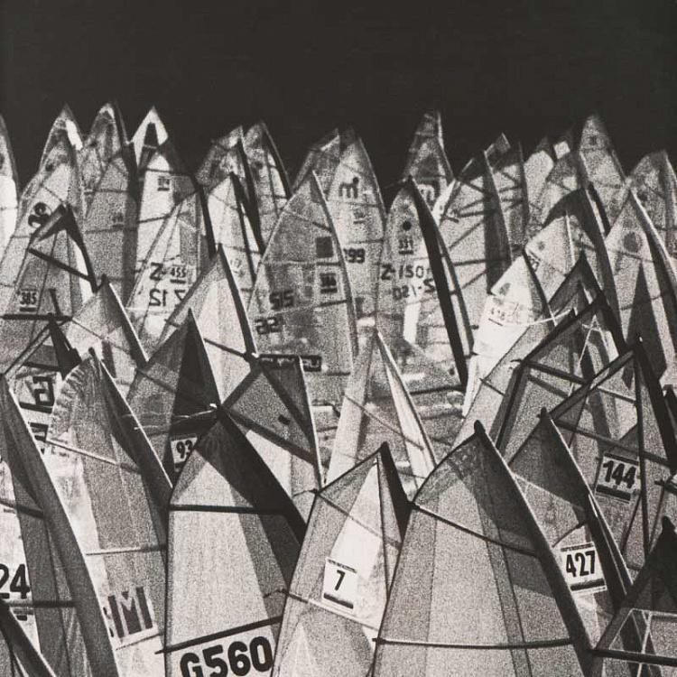 Панорамный фото-принт в раме Парусники, центральная часть Windsails Panoramic 2 Middle